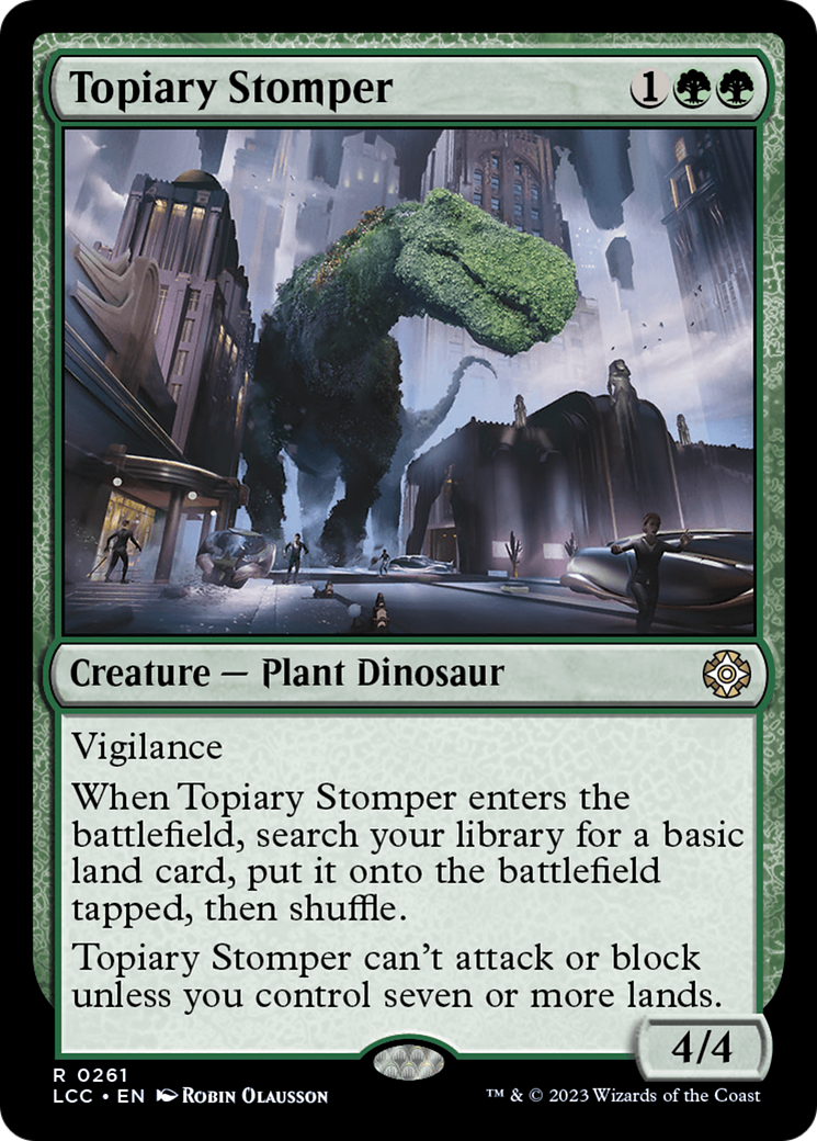 Topiary Stomper [The Lost Caverns of Ixalan Commander] | D20 Games