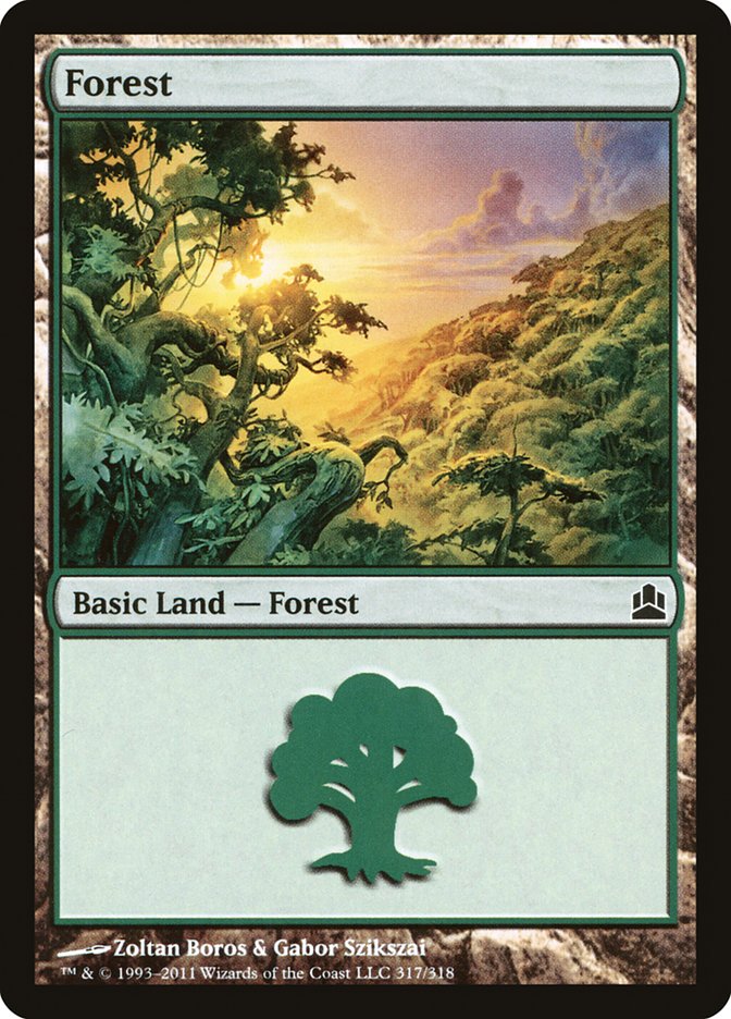 Forest (317) [Commander 2011] | D20 Games