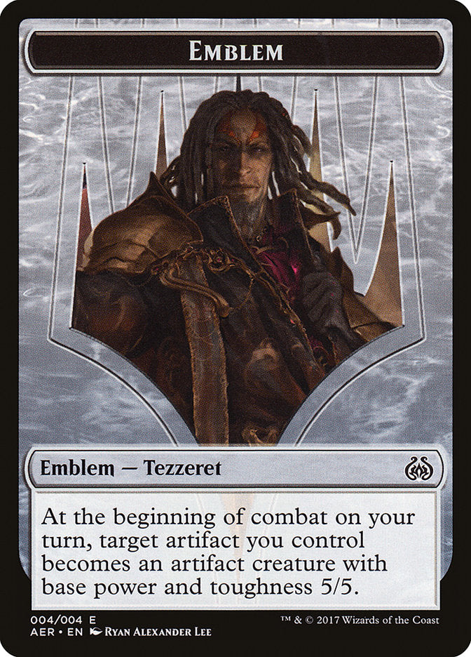 Tezzeret the Schemer Emblem [Aether Revolt Tokens] | D20 Games