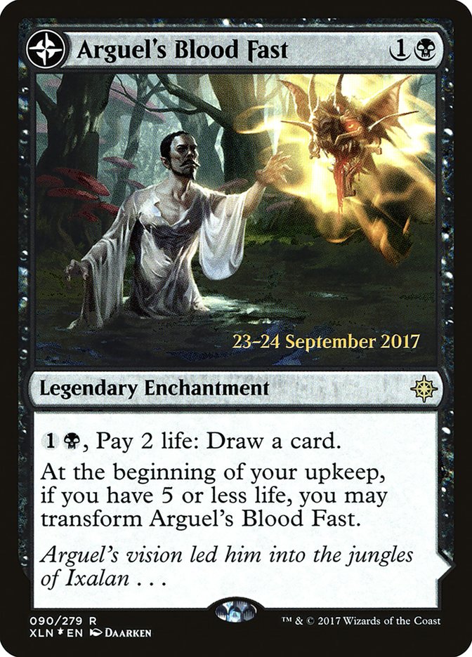 Arguel's Blood Fast // Temple of Aclazotz  [Ixalan Prerelease Promos] | D20 Games