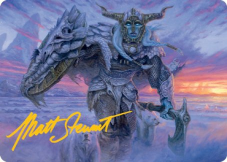 Frost Giant Art Card (Gold-Stamped Signature) [Dungeons & Dragons: Adventures in the Forgotten Realms Art Series] | D20 Games