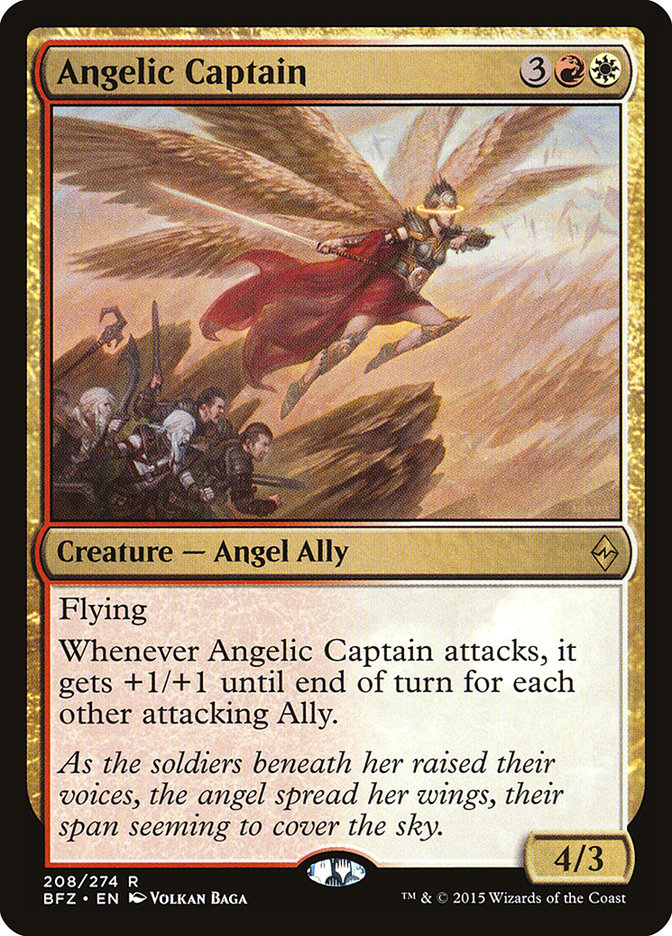 Angelic Captain [Battle for Zendikar] | D20 Games