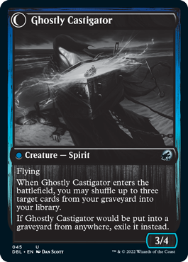 Covetous Castaway // Ghostly Castigator [Innistrad: Double Feature] | D20 Games