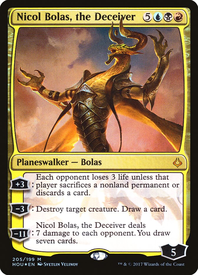 Nicol Bolas, the Deceiver [Hour of Devastation] | D20 Games