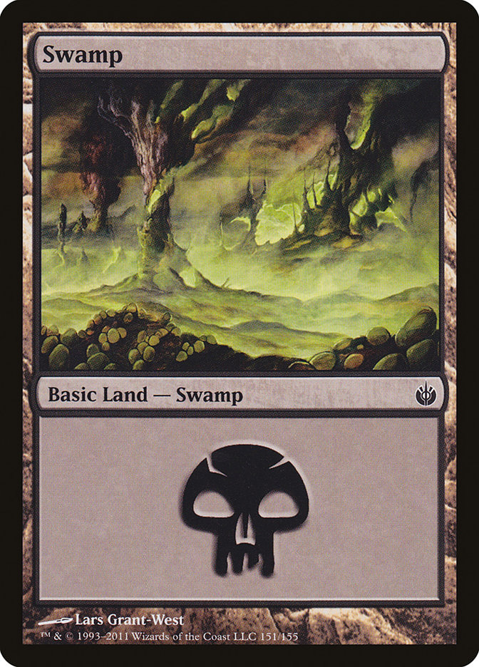 Swamp (151) [Mirrodin Besieged] | D20 Games