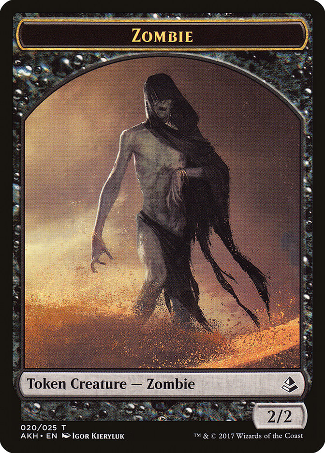 Zombie [Amonkhet Tokens] | D20 Games