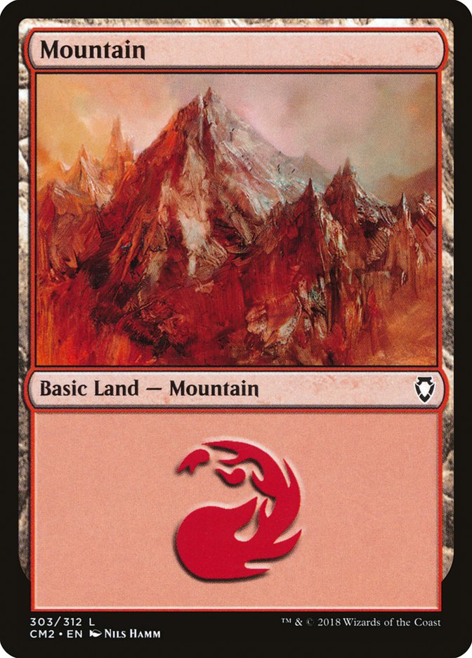 Mountain (303) [Commander Anthology Volume II] | D20 Games