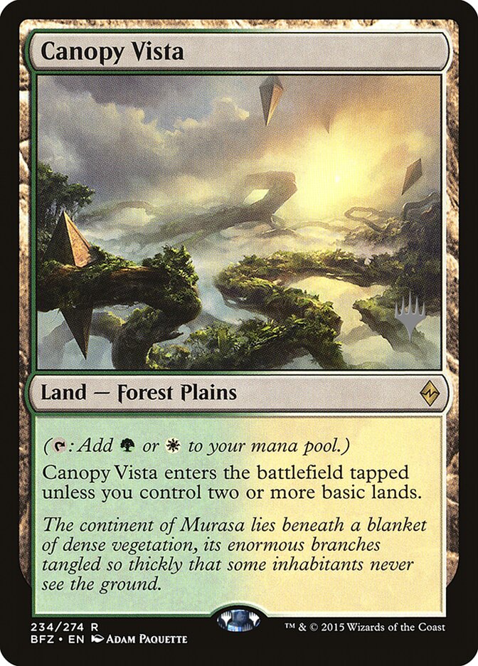 Canopy Vista [Battle for Zendikar Promos] | D20 Games