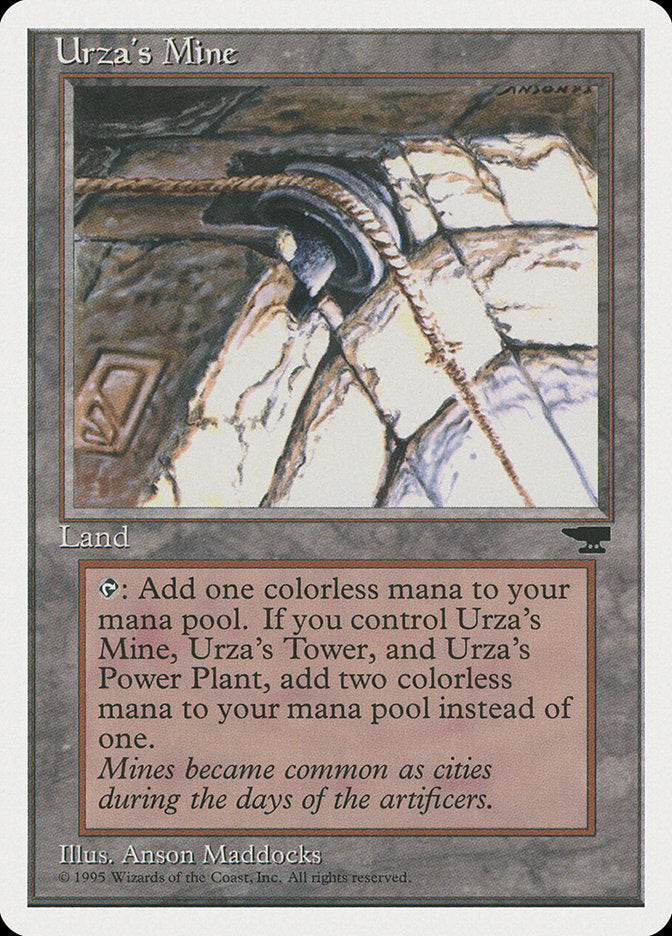 Urza's Mine (Pulley Embedded in Stone) [Chronicles] | D20 Games