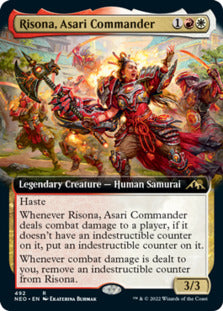 Risona, Asari Commander (Extended) [Kamigawa: Neon Dynasty] | D20 Games