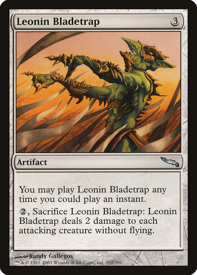 Leonin Bladetrap [Mirrodin] | D20 Games