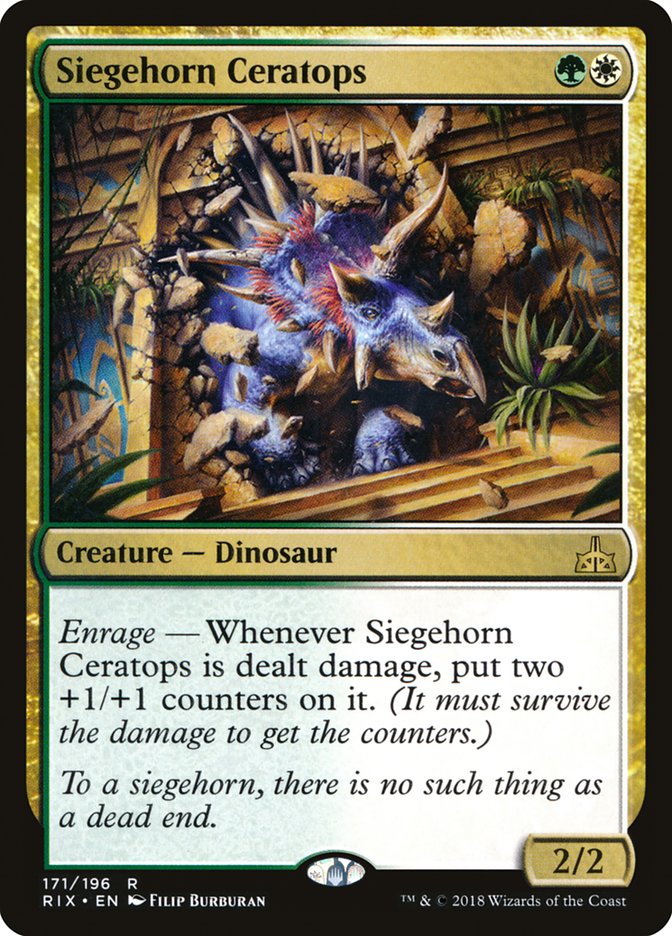 Siegehorn Ceratops [Rivals of Ixalan] | D20 Games