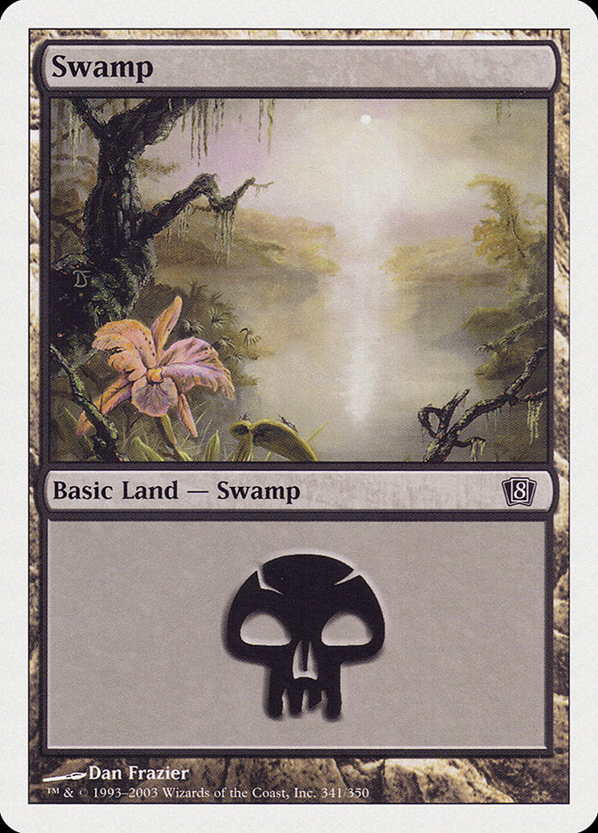 Swamp (341) [Eighth Edition] | D20 Games