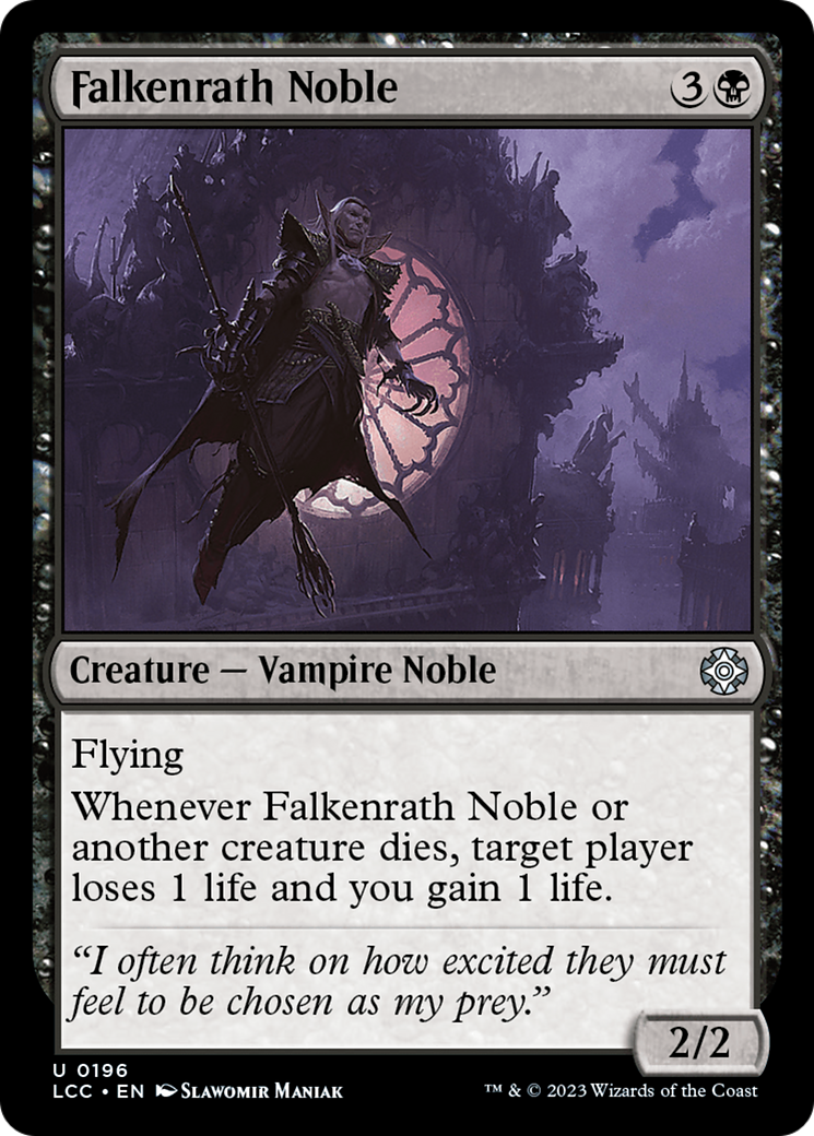 Falkenrath Noble [The Lost Caverns of Ixalan Commander] | D20 Games