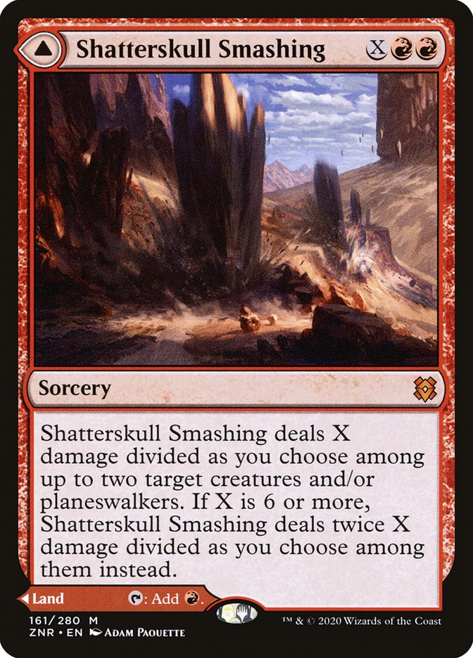 Shatterskull Smashing // Shatterskull, the Hammer Pass [Zendikar Rising] | D20 Games