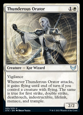 Thunderous Orator [Strixhaven: School of Mages] | D20 Games