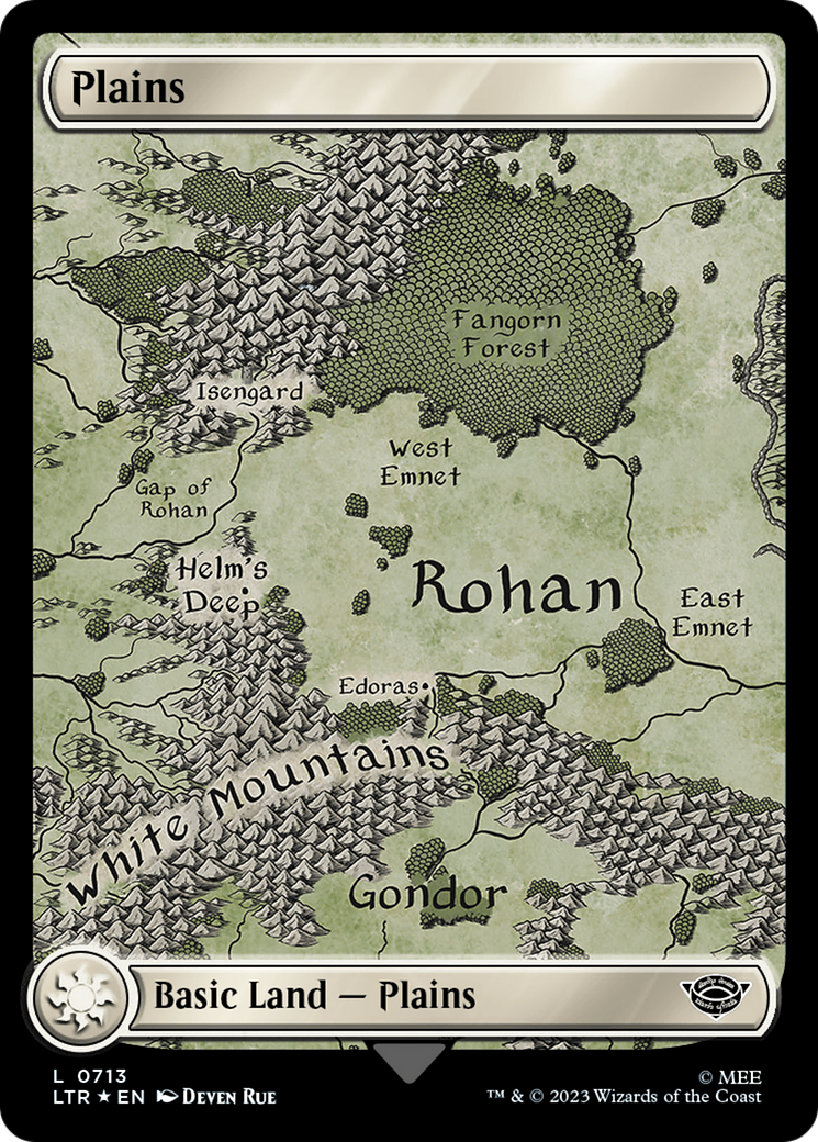 Plains (0713) (Surge Foil) [The Lord of the Rings: Tales of Middle-Earth] | D20 Games