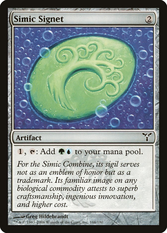 Simic Signet [Dissension] | D20 Games