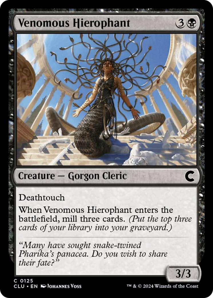 Venomous Hierophant [Ravnica: Clue Edition] | D20 Games