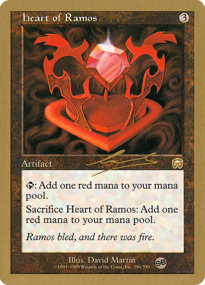 Heart of Ramos (Nicolas Labarre) (SB) [World Championship Decks 2000] | D20 Games