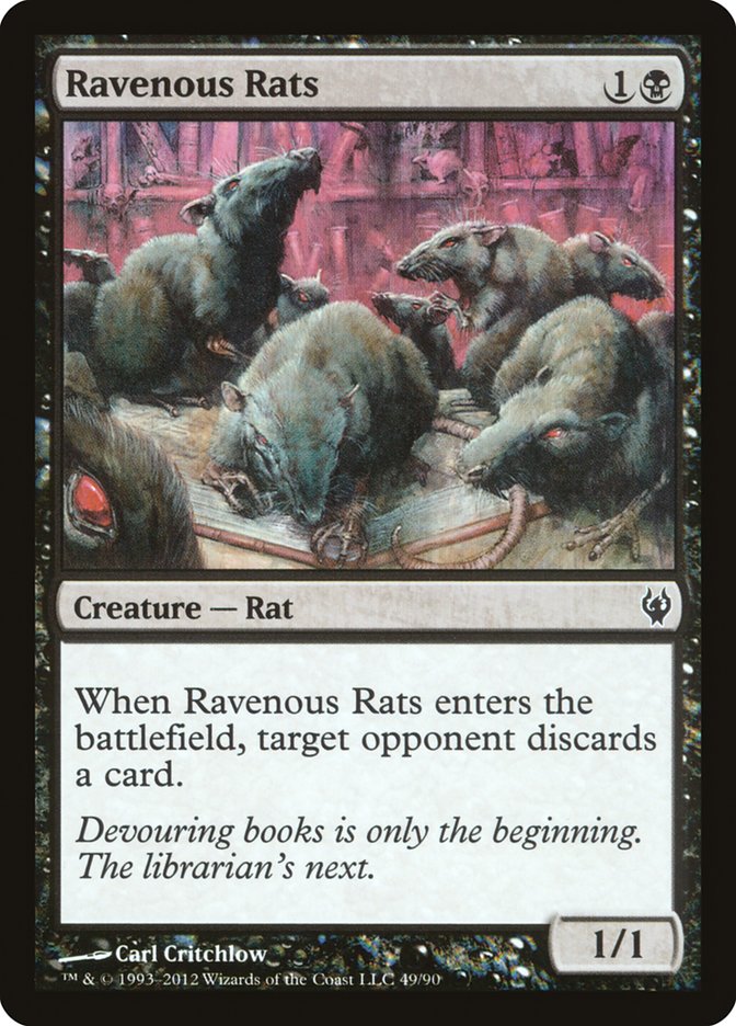Ravenous Rats [Duel Decks: Izzet vs. Golgari] | D20 Games