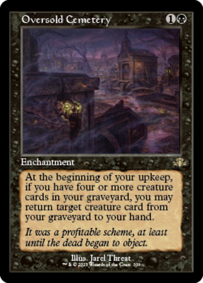 Oversold Cemetery (Retro) [Dominaria Remastered] | D20 Games