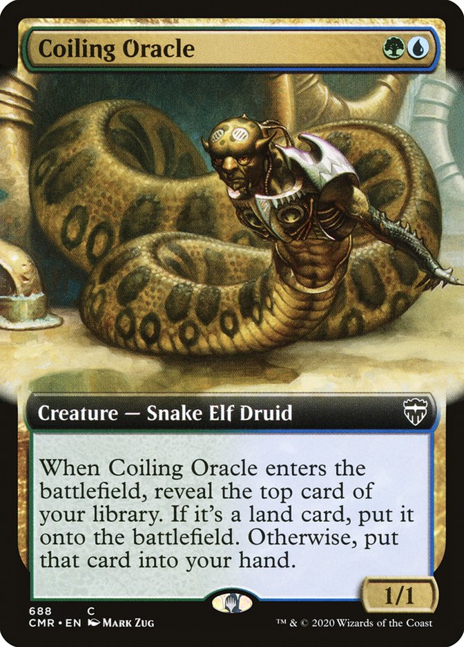 Coiling Oracle (Extended) [Commander Legends] | D20 Games