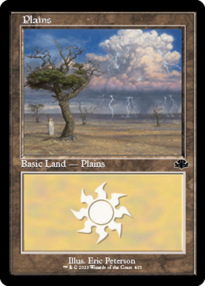 Plains (403) (Retro) [Dominaria Remastered] | D20 Games