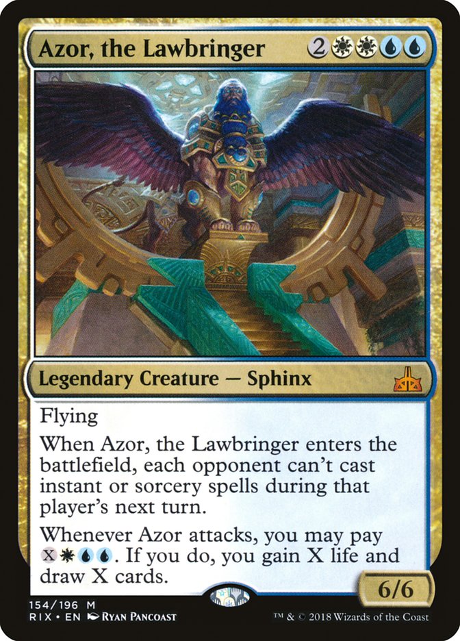 Azor, the Lawbringer [Rivals of Ixalan] | D20 Games