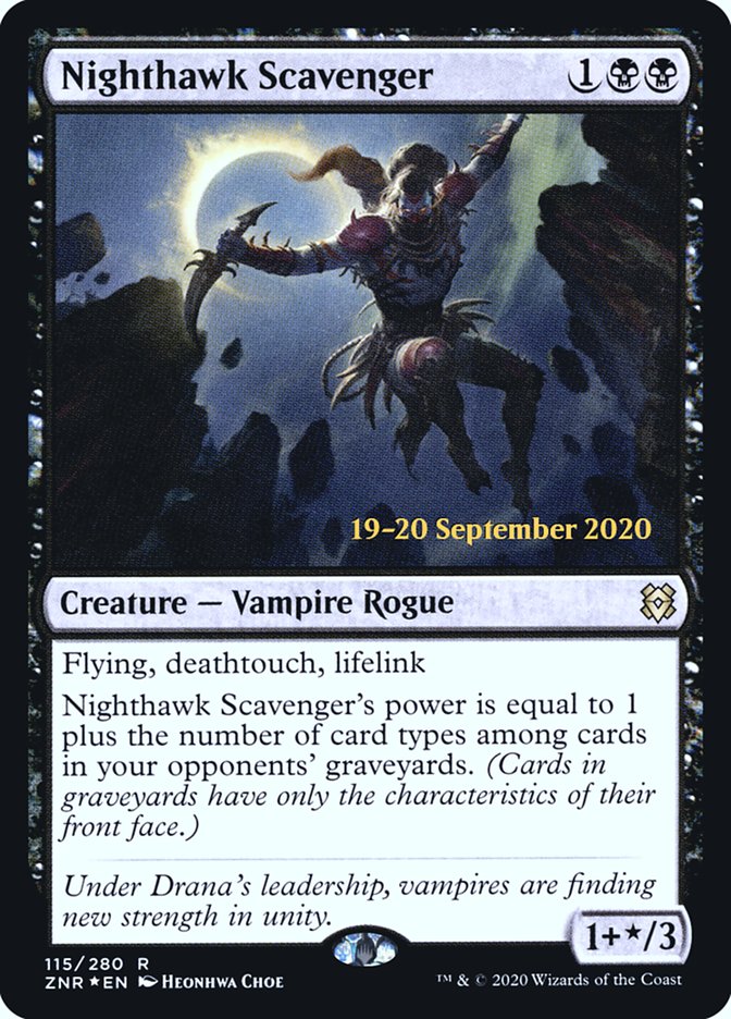 Nighthawk Scavenger [Zendikar Rising Prerelease Promos] | D20 Games
