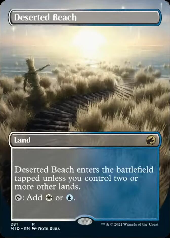 Deserted Beach (Borderless) [Innistrad: Midnight Hunt] | D20 Games