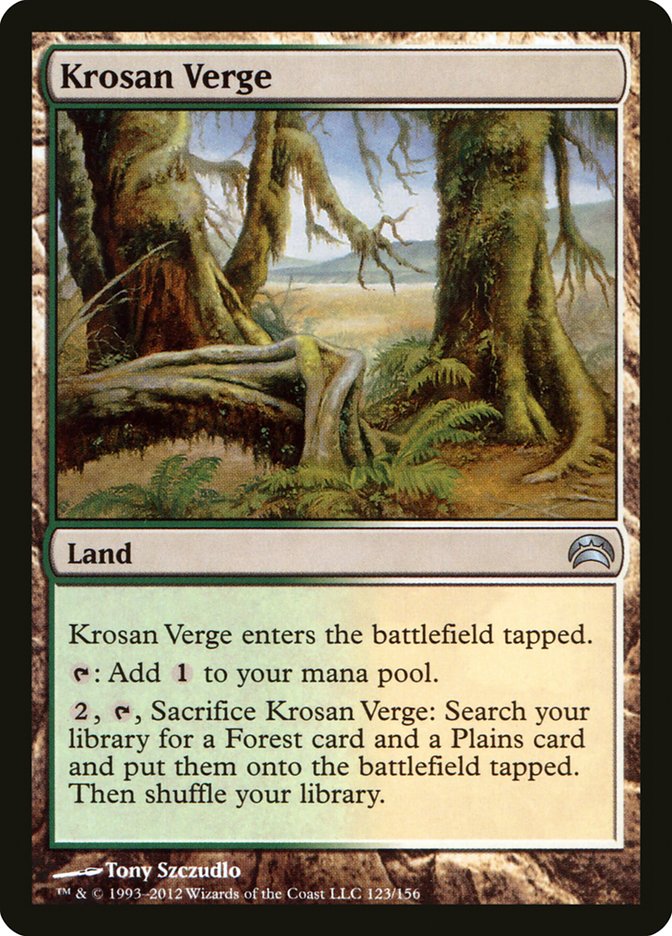 Krosan Verge [Planechase 2012] | D20 Games