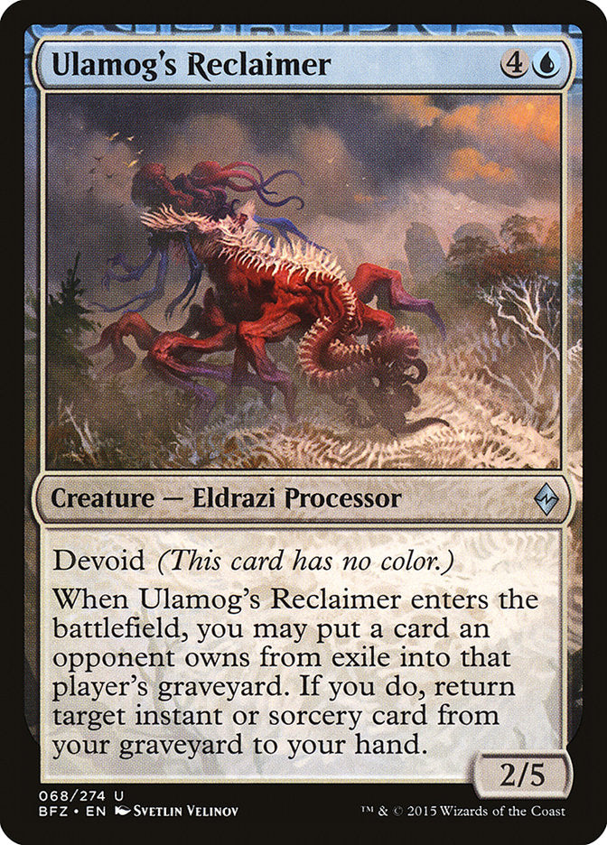 Ulamog's Reclaimer [Battle for Zendikar] | D20 Games