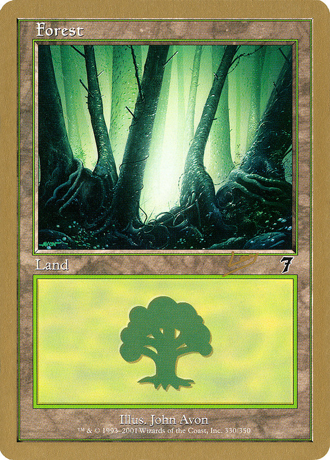 Forest (rl330) (Raphael Levy) [World Championship Decks 2002] | D20 Games