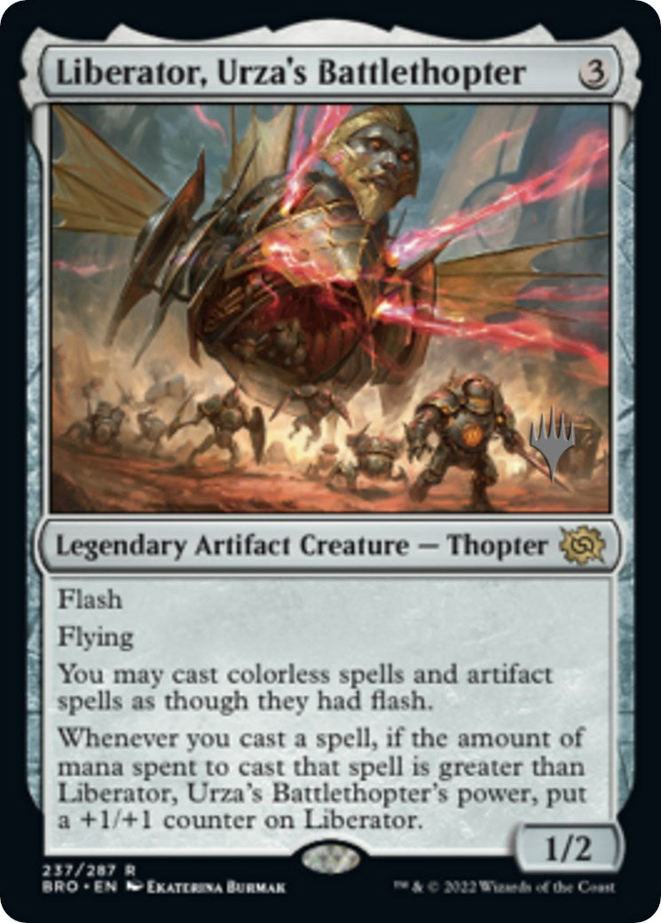 Liberator, Urza's Battlethopter (Promo Pack) [The Brothers' War Promos] | D20 Games