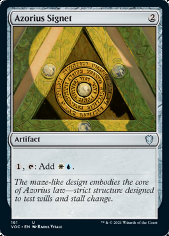 Azorius Signet [Innistrad: Crimson Vow Commander] | D20 Games