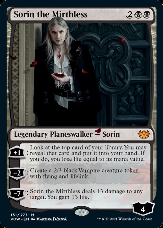 Sorin the Mirthless [Innistrad: Crimson Vow] | D20 Games