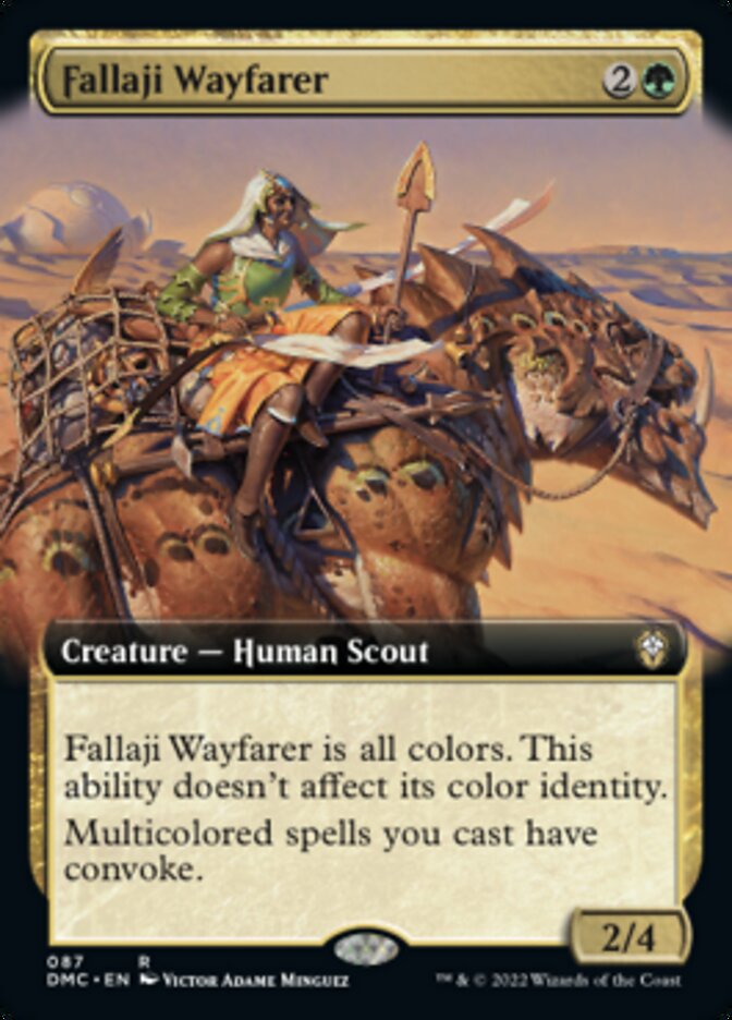 Fallaji Wayfarer (Extended Art) [Dominaria United Commander] | D20 Games