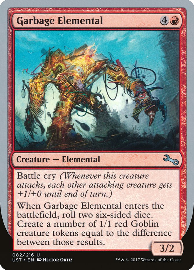 Garbage Elemental (3/2 Creature) [Unstable] | D20 Games