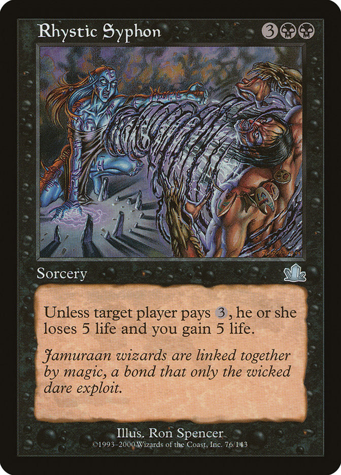 Rhystic Syphon [Prophecy] | D20 Games