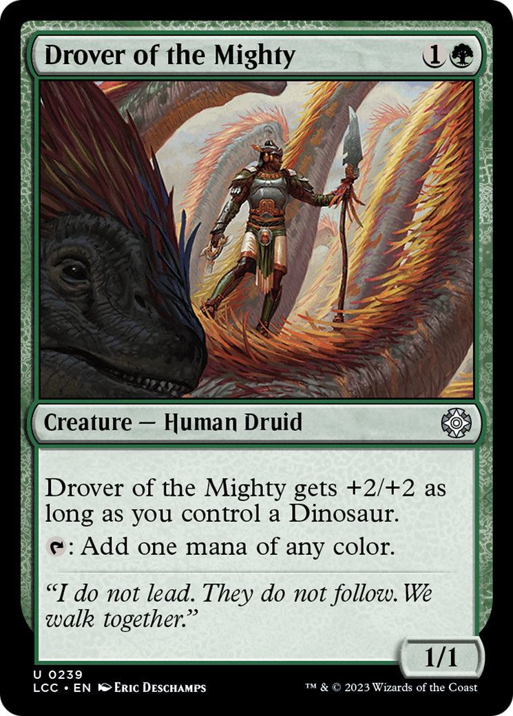 Drover of the Mighty [The Lost Caverns of Ixalan Commander] | D20 Games