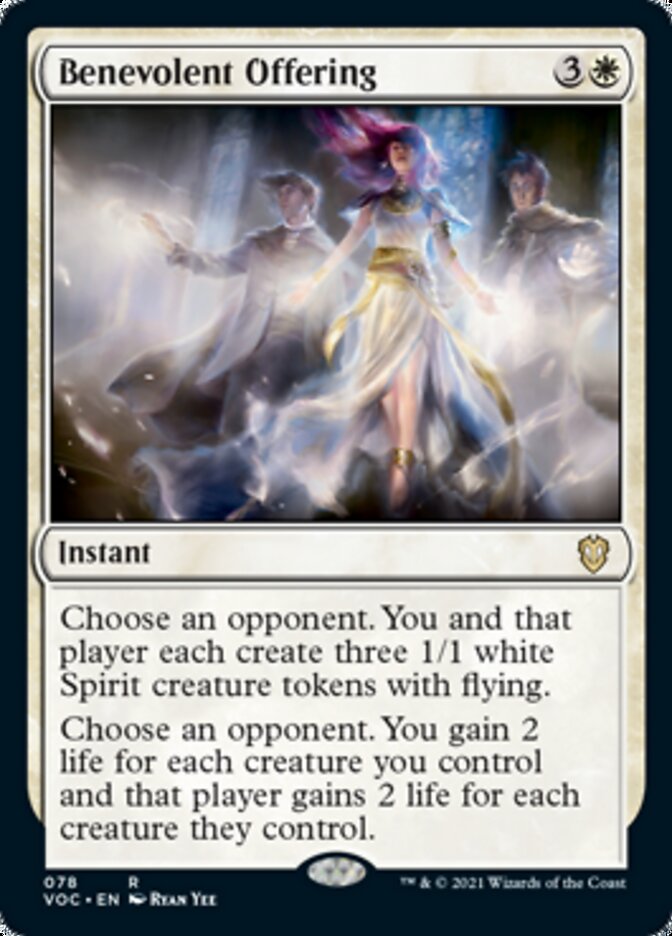 Benevolent Offering [Innistrad: Crimson Vow Commander] | D20 Games