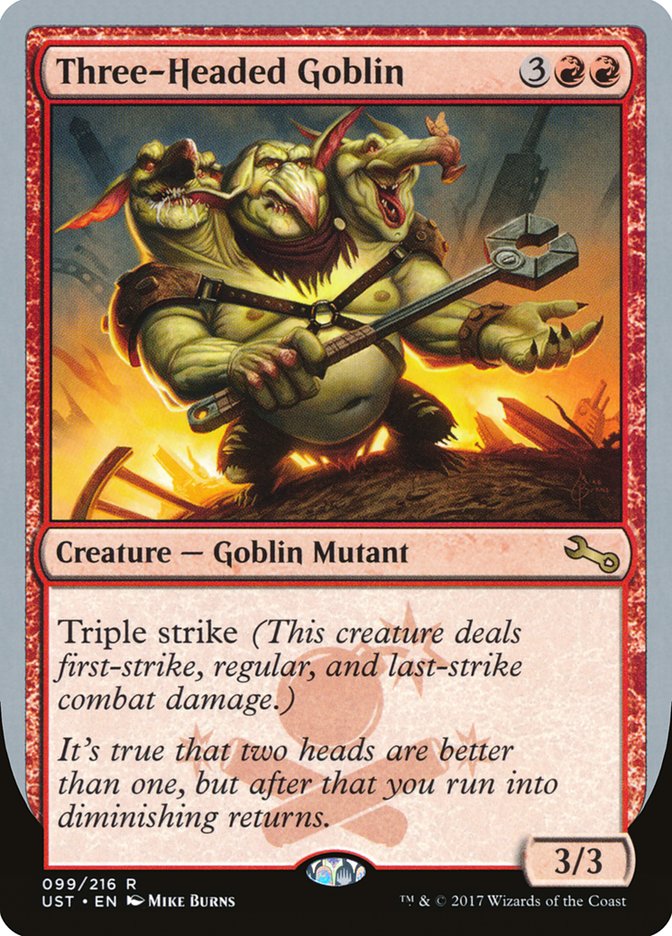 Three-Headed Goblin [Unstable] | D20 Games