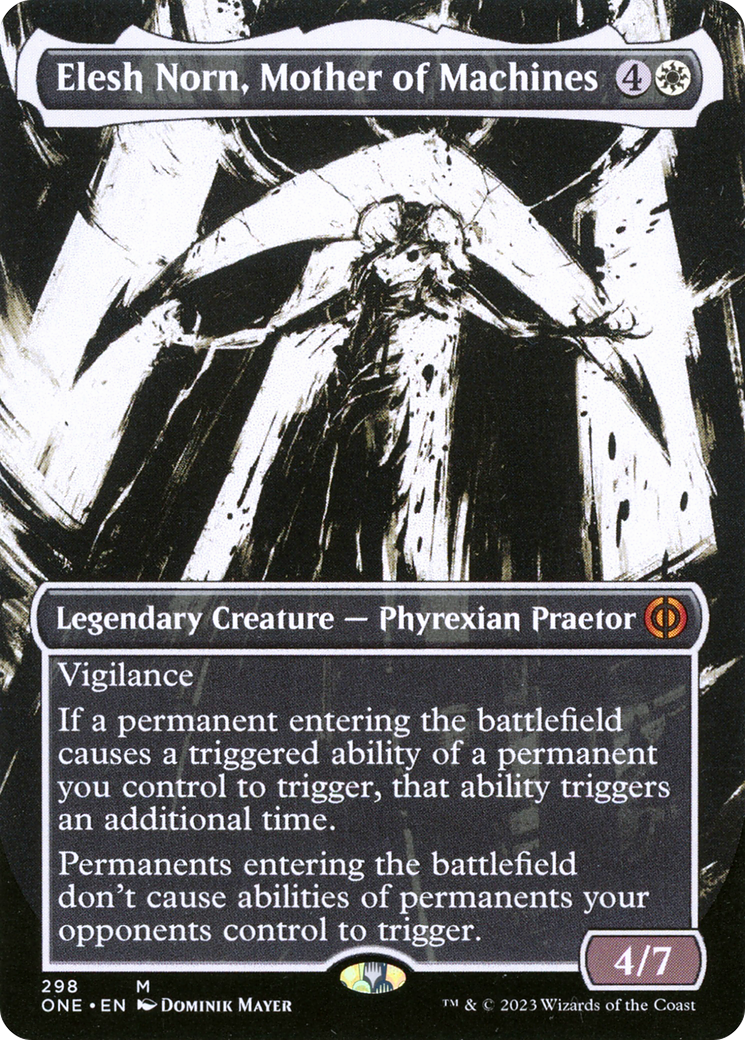 Elesh Norn, Mother of Machines (Borderless Ichor) [Phyrexia: All Will Be One] | D20 Games