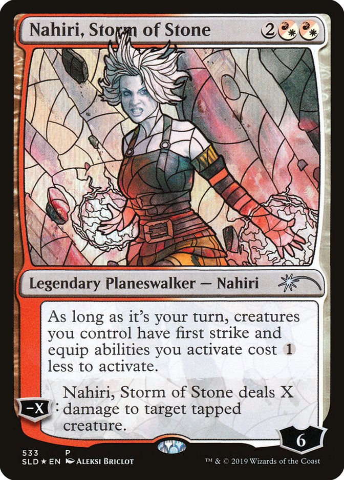 Nahiri, Storm of Stone (Stained Glass) [Secret Lair Drop Promos] | D20 Games