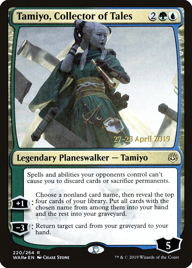 Tamiyo, Collector of Tales  [War of the Spark Prerelease Promos] | D20 Games