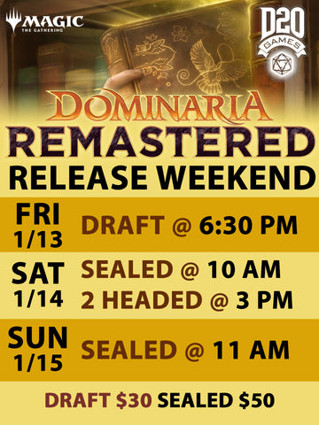 Dominaria Remastered 3pm Two Headed ticket - Sat, 14 2023