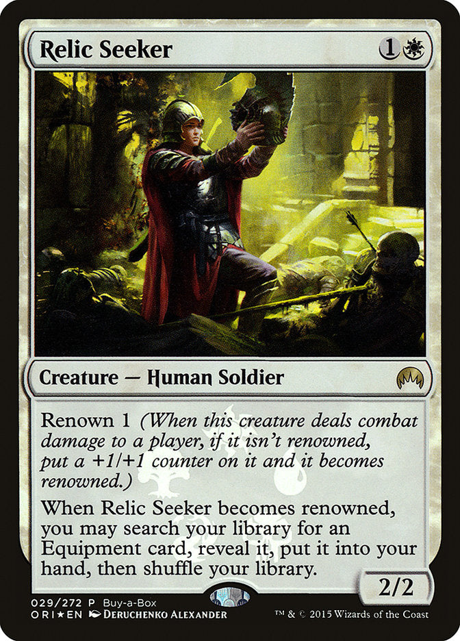 Relic Seeker (Buy-A-Box) [Magic Origins Promos] | D20 Games