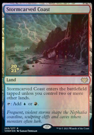 Stormcarved Coast [Innistrad: Crimson Vow Prerelease Promos] | D20 Games