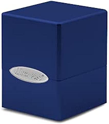 Pacific Blue Satin Cube Deck Box | D20 Games